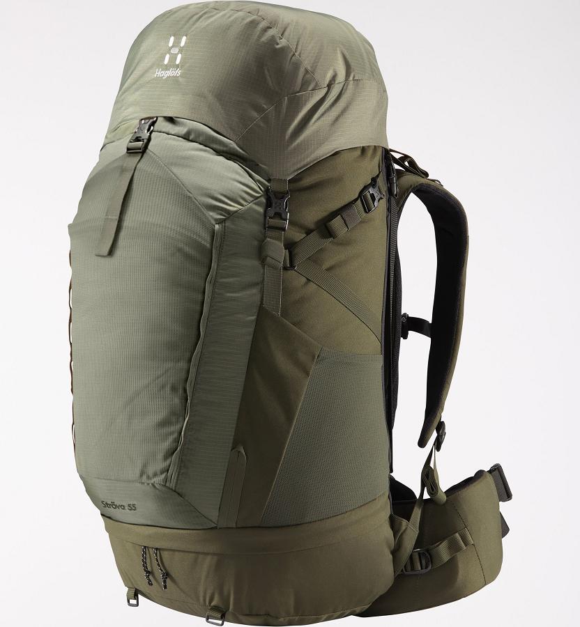 Haglöfs Mens Ströva 55 Hiking Backpack Green/Navy New Zealand 10495RVTO